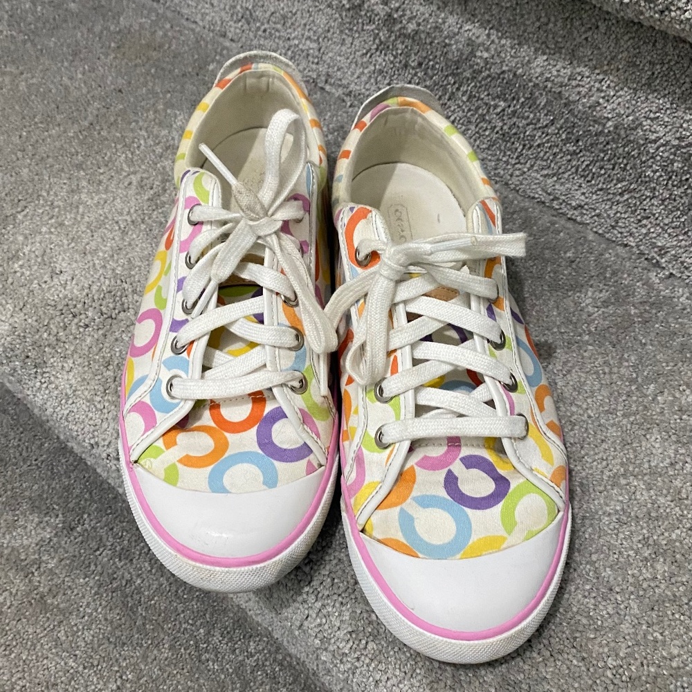 Coach multi color Barrett sneakers